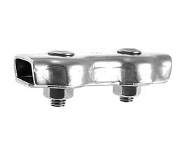 Duplex wire rope clip