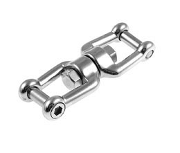 Jaw and jaw swivel with hexagon socket