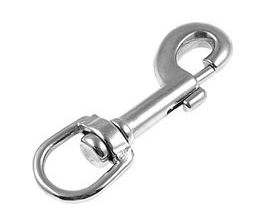 Swivel eye bolt snap