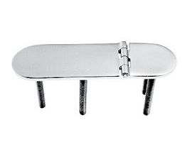 2956 Hinge with thread, cast