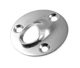 Round base for welding, 45°