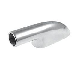 Rail end - bottom-mounted, 90°