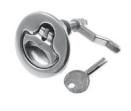 Lifting ring with lock