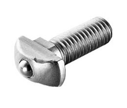 Hammerhead screws with ball