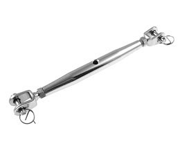 Turnbuckle with two forks
