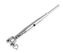 Turnbuckle with fork and terminal