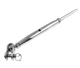 Turnbuckle with toggle and terminal