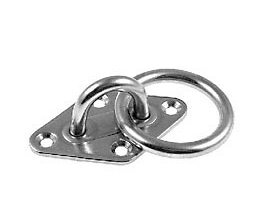 Diamond ring pad eye