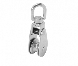 Single block with brass bushing