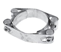 Double band clamp with socket head cap screw