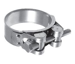 Double band clamp with socket head cap screw