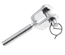 SLN Końcówka widełkowa z prawym gwintem