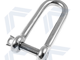 Straight D-shackle, long