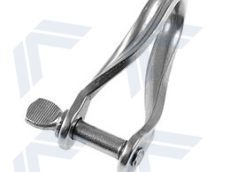 Flat shackle, twisted