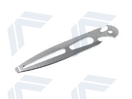 Multi-purpose shackle key