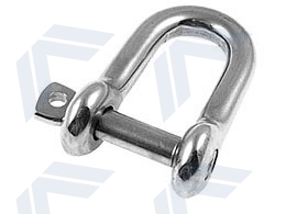 Flat shackle, semi-round