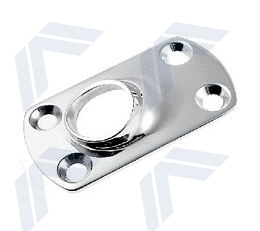 Rectangular base for welding, 60°