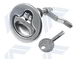 Lifting ring with lock