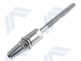 Fast and bolt, quick attach thread terminal