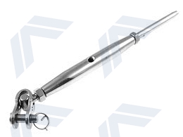 Turnbuckle with toggle and terminal