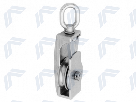 Single block with safety latch