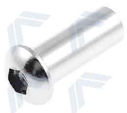 ESS dome case nut with internal thread and hexagon socket, right thread