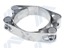 Double band clamp with socket head cap screw