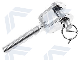 SLN Końcówka widełkowa z prawym gwintem