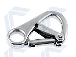 Snap hook with double locking equipment