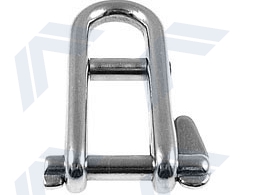 Key pin shackle with bar