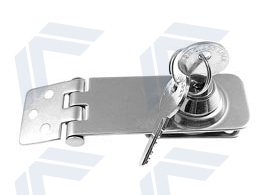 Swivel hasp with lock