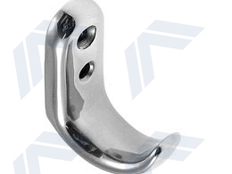 Coat hook, polished