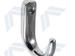 Coat hook, polished